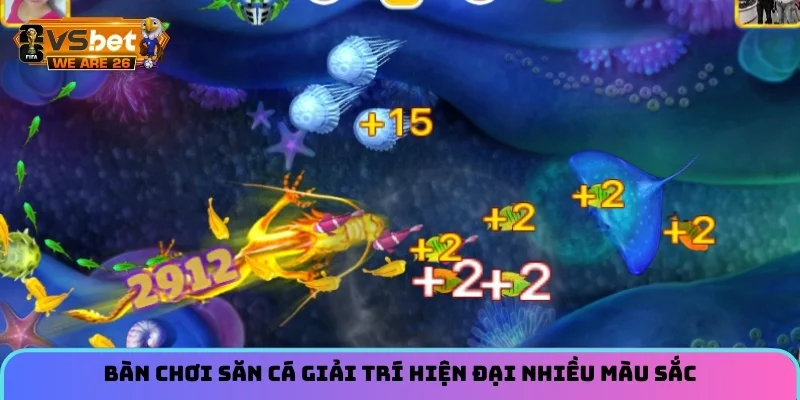 Bắn Cá Siêu Thị - Cẩm Nang Săn Cá Đổi Thưởng Đỉnh Cao 5 Bàn chơi săn cá giải trí hiện đại nhiều màu sắc